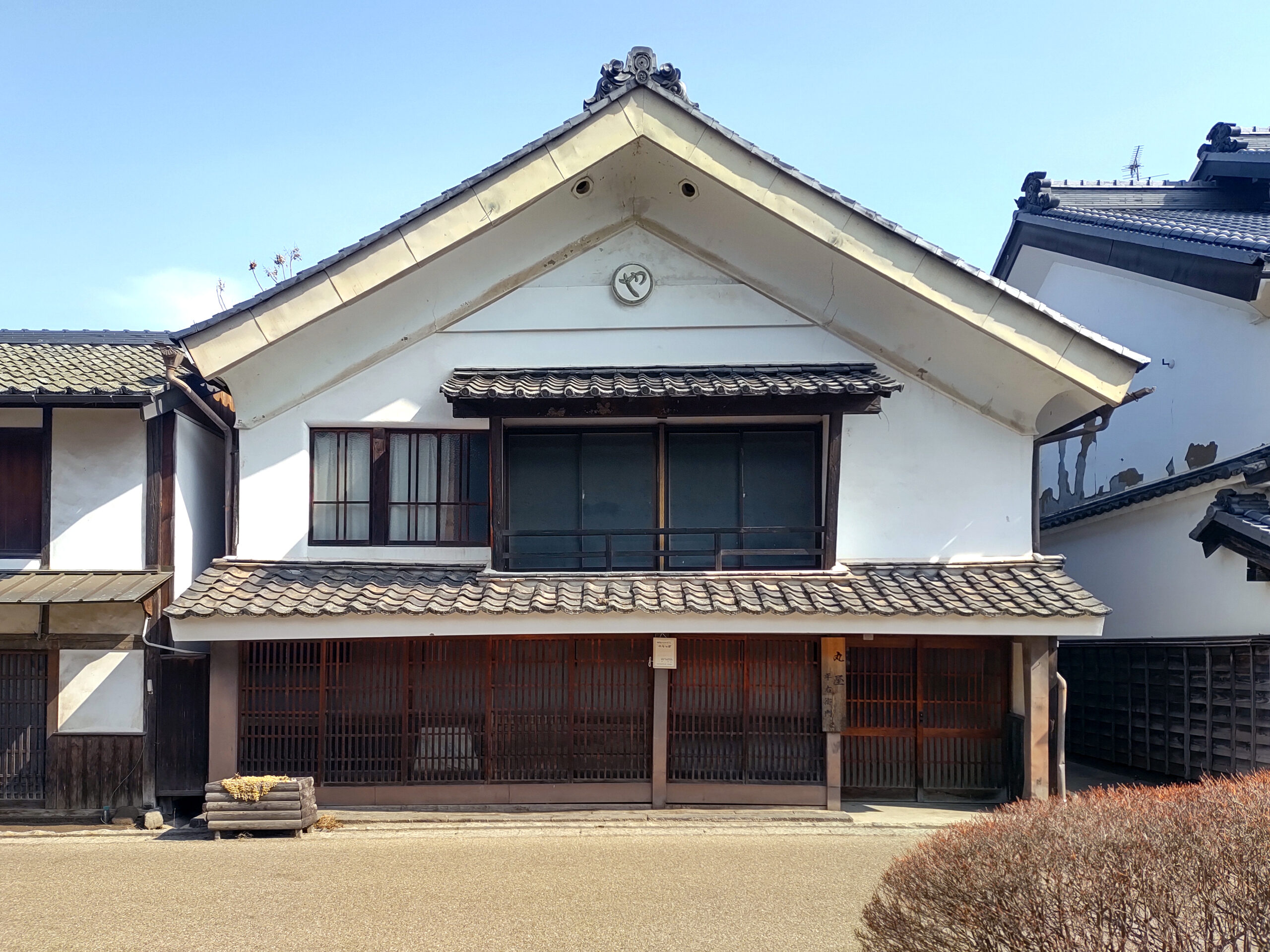 海野宿　古民家カフェ　屋根工事